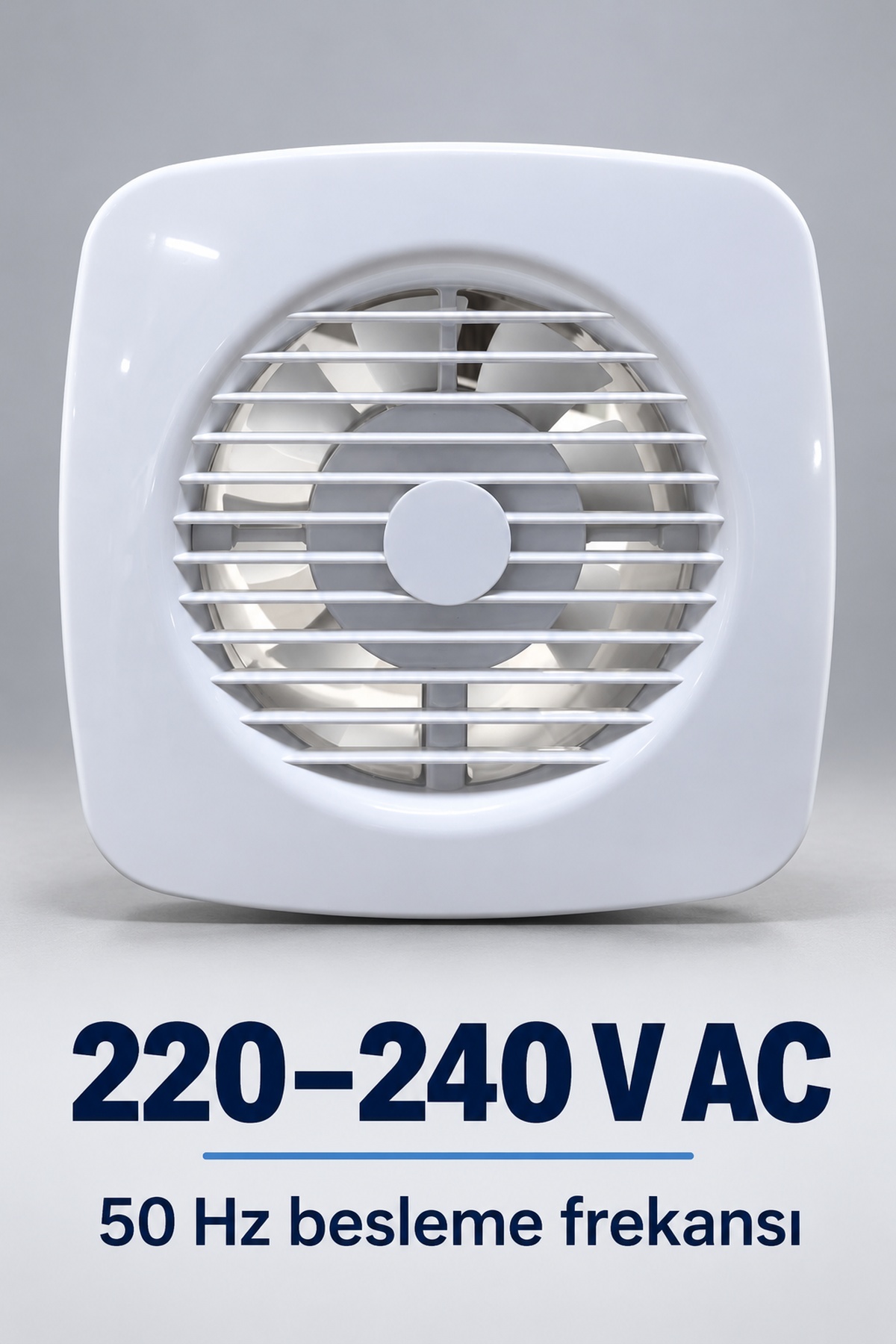 Beyaz Dekoratif Aspiratör 16 W 180 m³/h